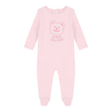 Guess Tutina Tinta Unita con Stampa per Neonata H2YW00KA6W3 ROSA GUESS 