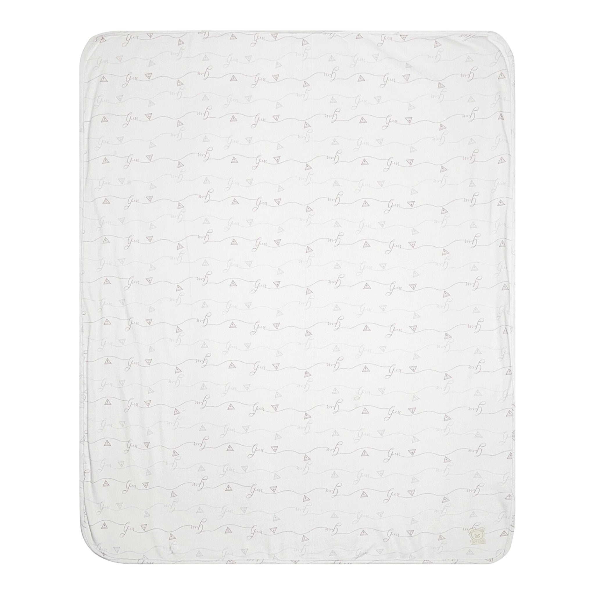Guess Coperta Tinta Unita con Stampa per Neonata H5GW19KA6W1 BIANCO GUESS 
