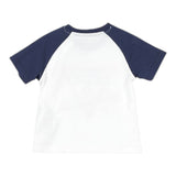 Guess T-Shirt Gircollo Tinta Unita con Stampa per Neonato I1RI02K8HM0 BIANCO GUESS 