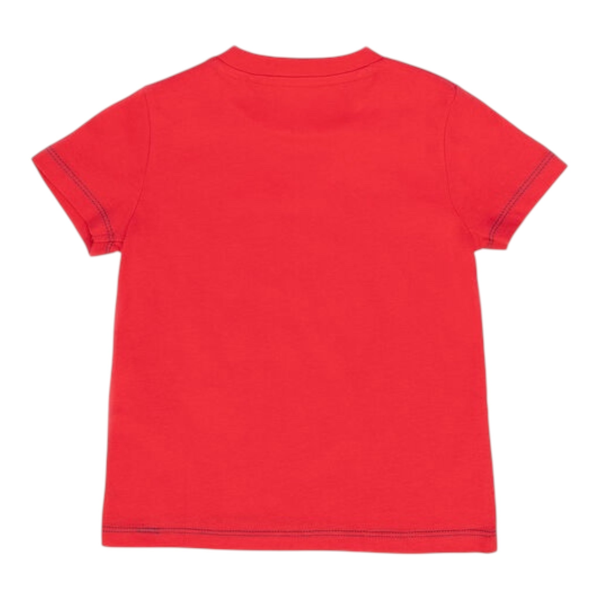 Guess T-Shirt Gircollo Tinta Unita con Stampa per Neonato I2GI02K8HM3 ROSSO GUESS 