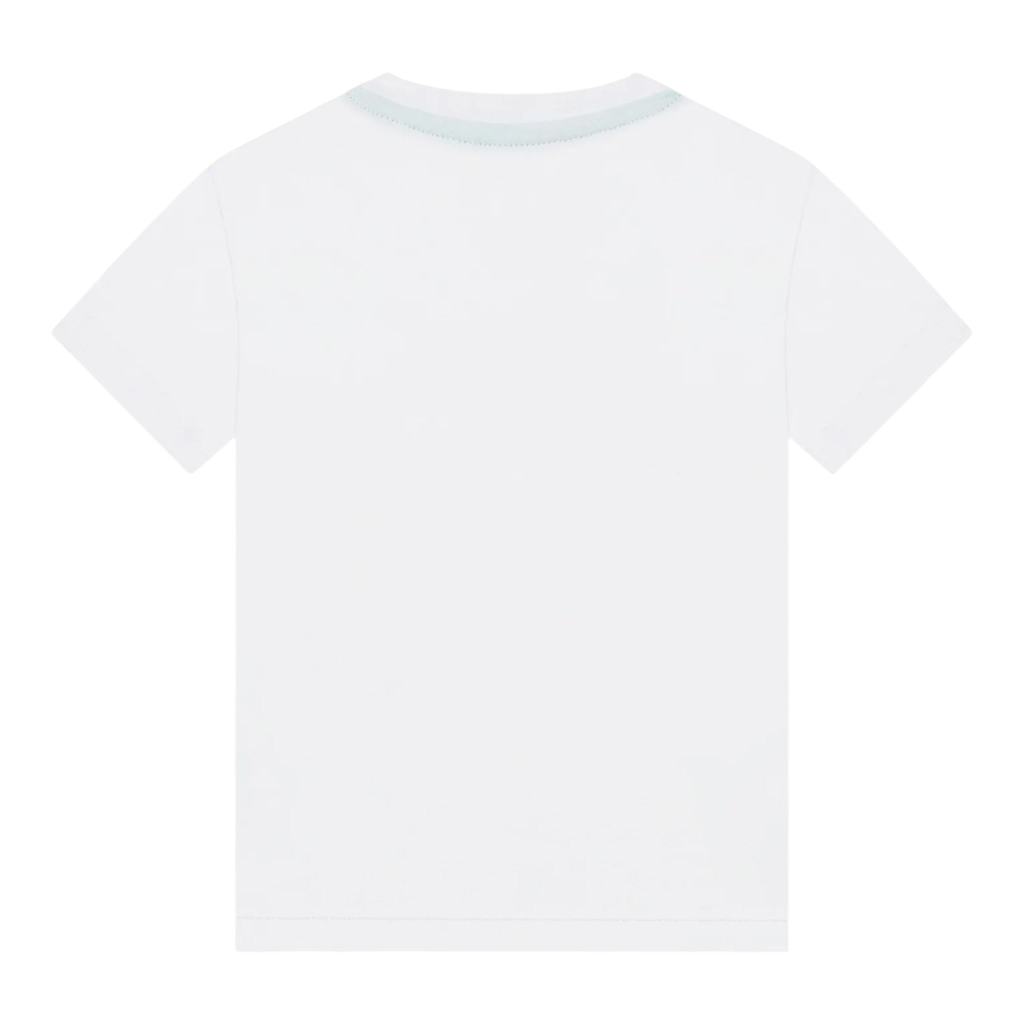 Guess T-Shirt Gircollo Tinta Unita con Stampa per Neonato I2GI06K8HM0 BIANCO GUESS 