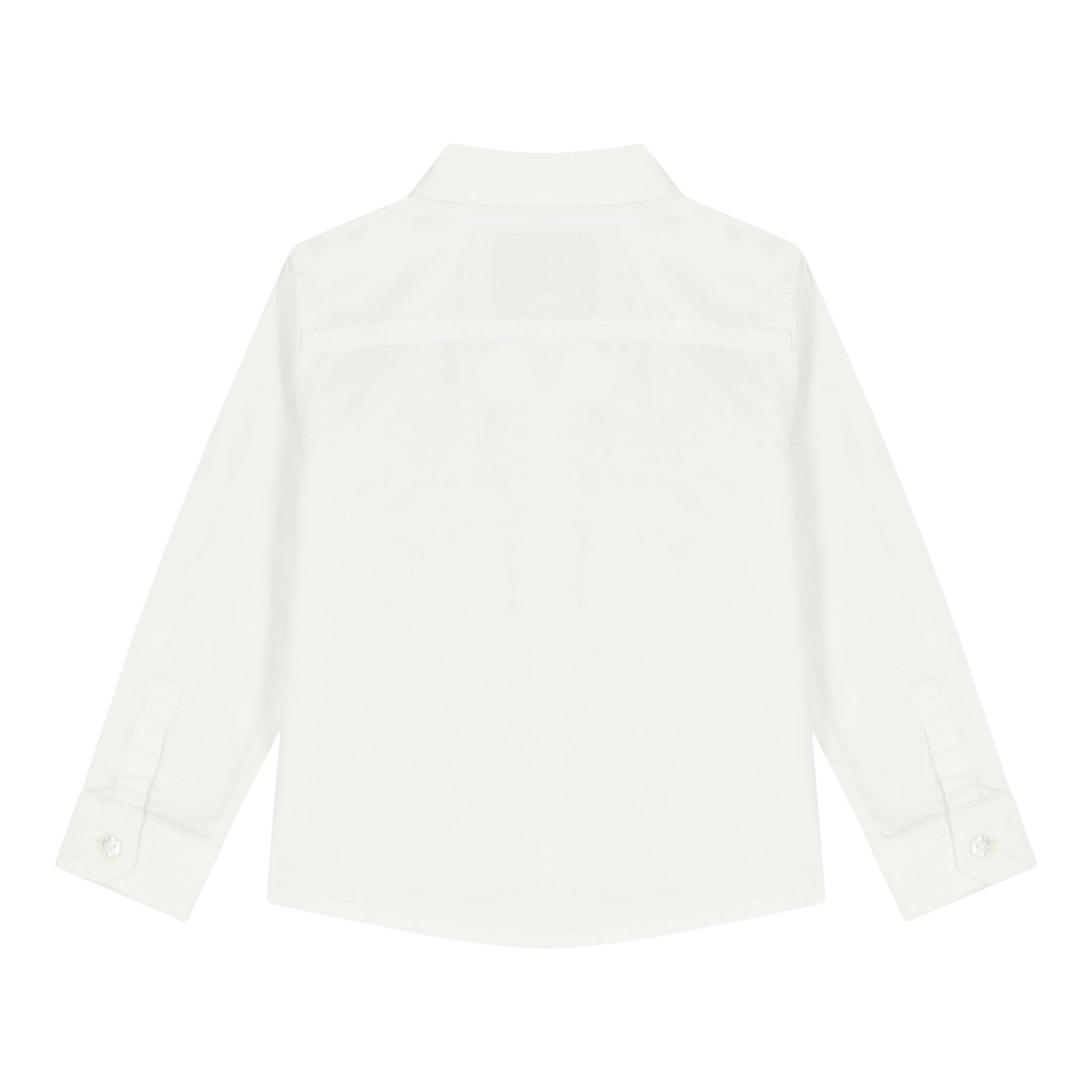 Guess Camicia Manica Lunga Tinta Unita con Stampa per Neonato I4RH00W9CL0 BIANCO GUESS 