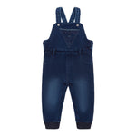 Guess Salopette Tinta Unita In Denim per Neonato I4YD00KARY0 BLU GUESS 