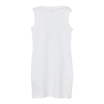 Guess Abito Mezza Manica Tinta Unita con Logo per Bambina J4RK38KA6W4 BIANCO GUESS 
