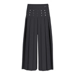 Guess Pantalone Tinta Unita con Applicazioni Modello Palazzo per Bambina J5RB00WGUL0 NERO GUESS 