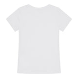 Guess T-Shirt Girocollo Tinta Unita con Logo per Bambino J5RI44J1314 BIANCO GUESS 