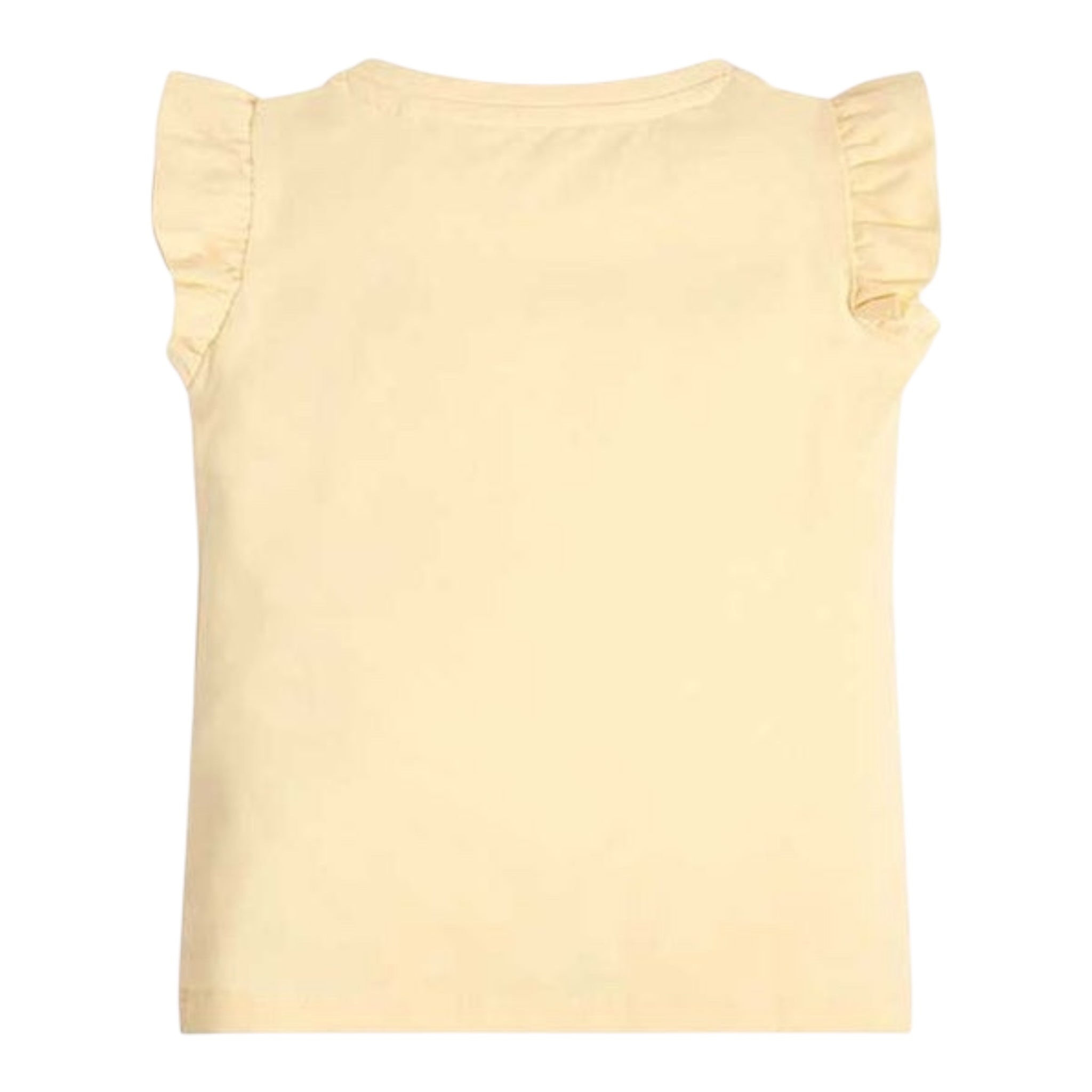 Guess T-Shirt Tinta Unita Girocollo con Stampa per Neonata K3GI11K6YW1 GIALLO GUESS 