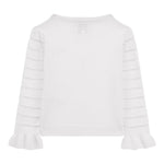 Guess Cardigan Tinta Unita con Trasparenze per Neonata K4RR03Z3CJ0N BIANCO GUESS 