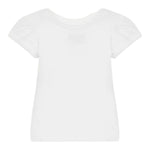 Guess T-Shirt Girocollo Tinta Unita con Stampa per Neonata K5GI01K6YW4XN BIANCO GUESS 