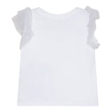 Guess T-Shirt Girocollo Tinta Unita con Logo per Neonata K5GI18K6YW4 BIANCO GUESS 