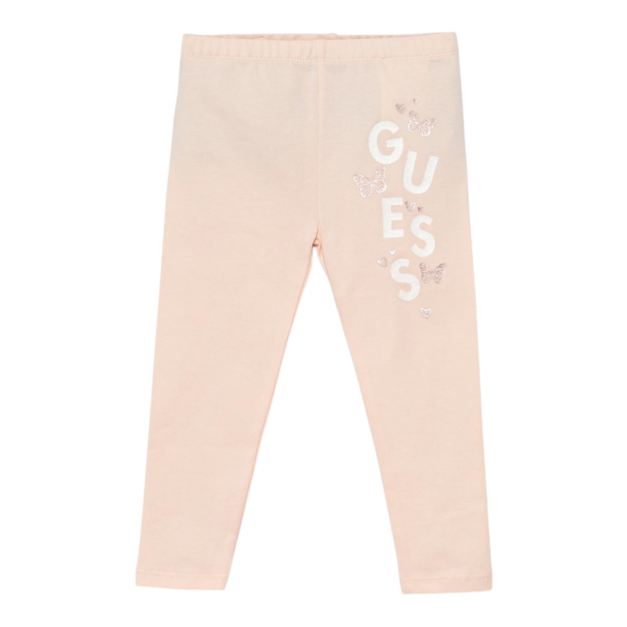 Guess Leggins Tinta Unita con Logo per Neonata K5RB02J1314 ROSA GUESS 
