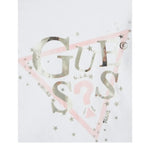 Guess T-Shirt Girocollo Tinta Unita con Logo per Bambina K5RI00K6YW4XXJ BIANCO GUESS 