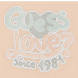 Guess T-Shirt Girocollo Tinta Unita con Stampa per Bambina K5RI06K6YW4J ROSA GUESS 