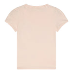 Guess T-Shirt Girocollo Tinta Unita con Logo per Bambina K5RI07K6YW4 ROSA GUESS 