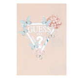 Guess T-Shirt Girocollo Tinta Unita con Logo per Bambina K5RI07K6YW4 ROSA GUESS 