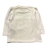 Guess Shirt Girocollo Tinta Unita con Stampa per Neonata K5RI08K6YW4 BIANCO GUESS 