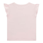 Guess T-Shirt Girocollo Tinta Unita con Stampa per Neonata K5RI18K6YW4 ROSA GUESS 