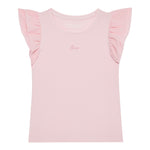 Guess T-Shirt Tinta Unita con Tulle per Neonata K5RI22K6YW4N ROSA GUESS 