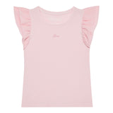 Guess T-Shirt Tinta Unita con Tulle per Neonata K5RI22K6YW4N ROSA GUESS 