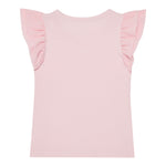 Guess T-Shirt Tinta Unita con Tulle per Neonata K5RI22K6YW4N ROSA GUESS 