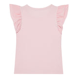 Guess T-Shirt Tinta Unita con Tulle per Neonata K5RI22K6YW4N ROSA GUESS 