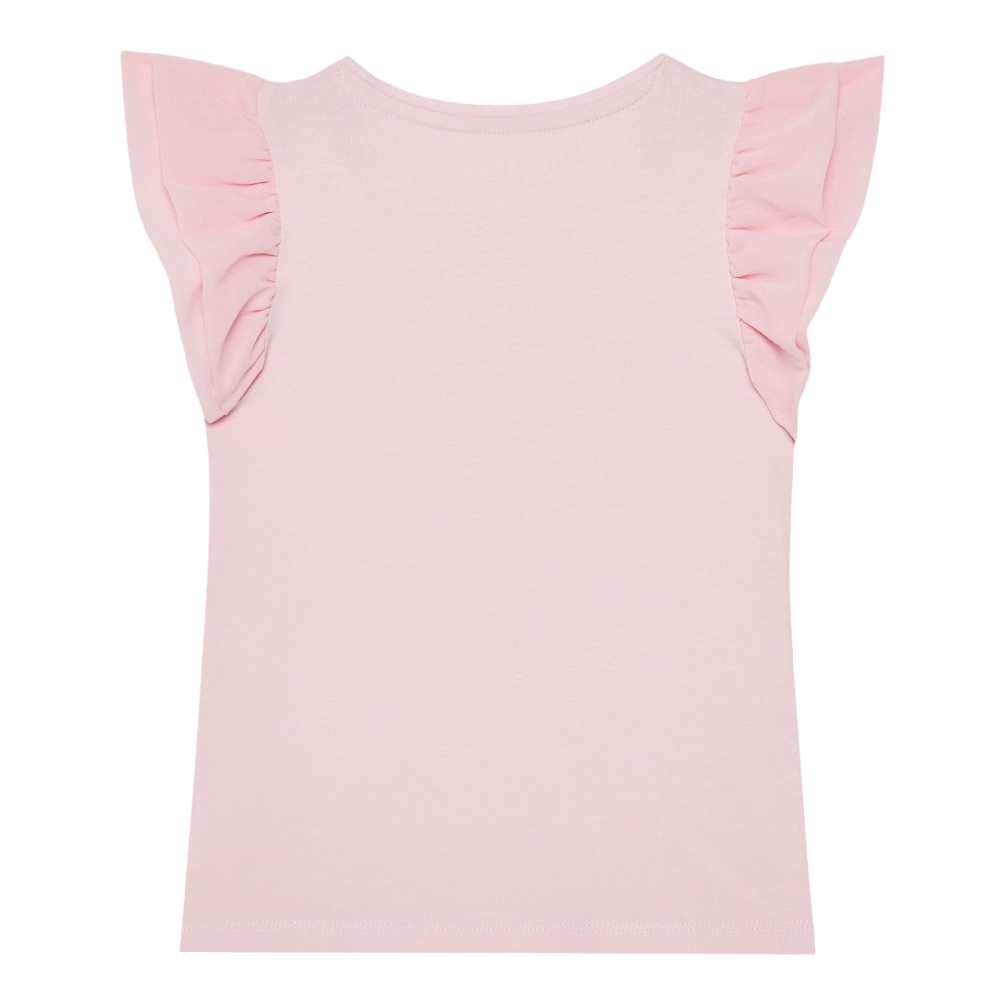 Guess T-Shirt Tinta Unita con Tulle per Neonata K5RI22K6YW4N ROSA GUESS 