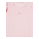 Guess T-Shirt Tinta Unita con Tulle per Neonata K5RI22K6YW4N ROSA GUESS 