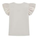 Guess T-Shirt Tinta Unita con Tulle per Neonata K5RI22K6YW4X BIANCO GUESS 