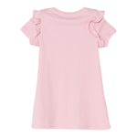 Guess Abito Giromanica Tinta Unita con Stampa per Bambina K5RK00KA6W4 ROSA GUESS 
