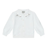 Guess Cardigan Tinta Unita con Paillettes per Neonata K5RR03Z3820 BIANCO GUESS 