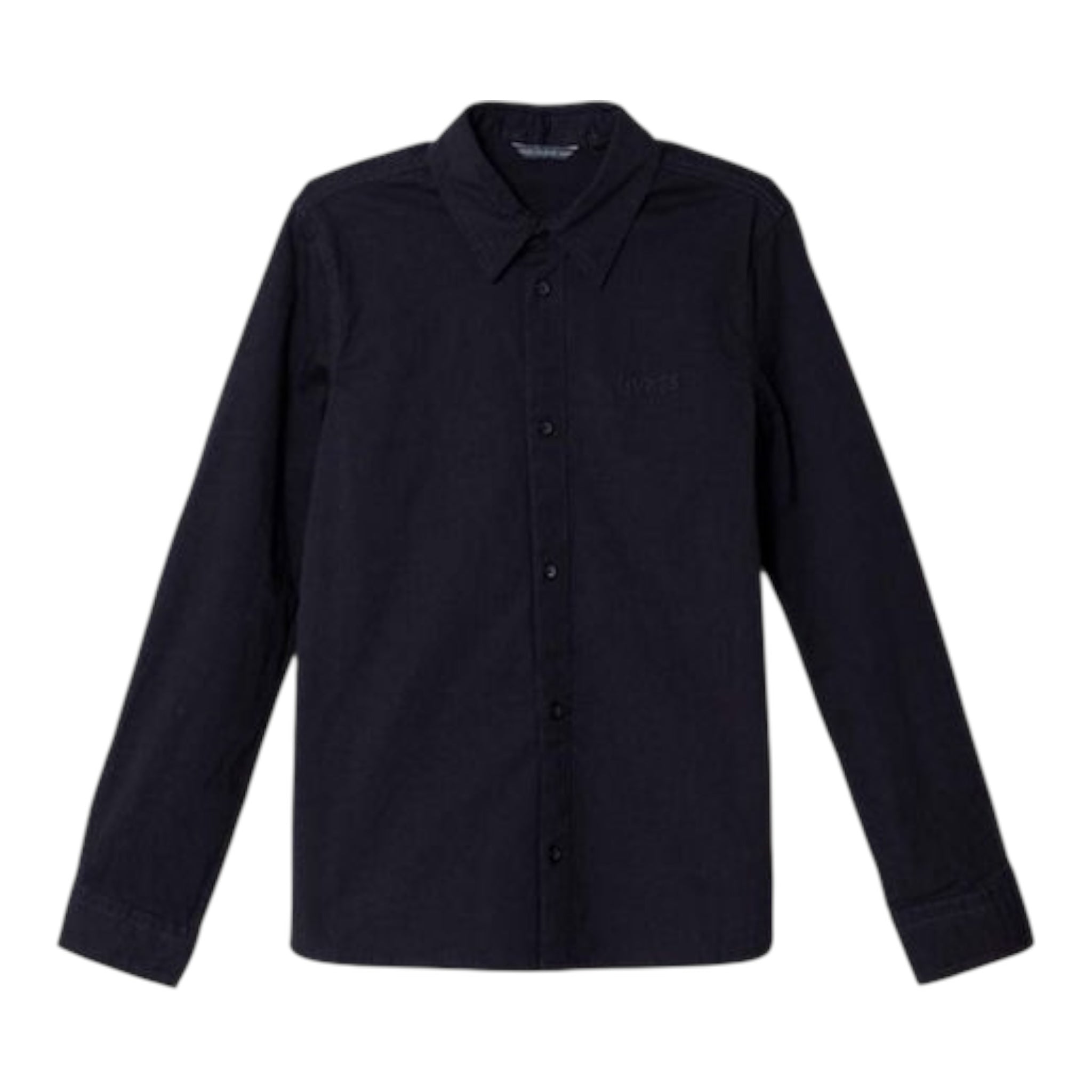 Guess Camicia Tinta Unita Manica Lunga per Bambino L3YH04WE5W0 BLU GUESS 