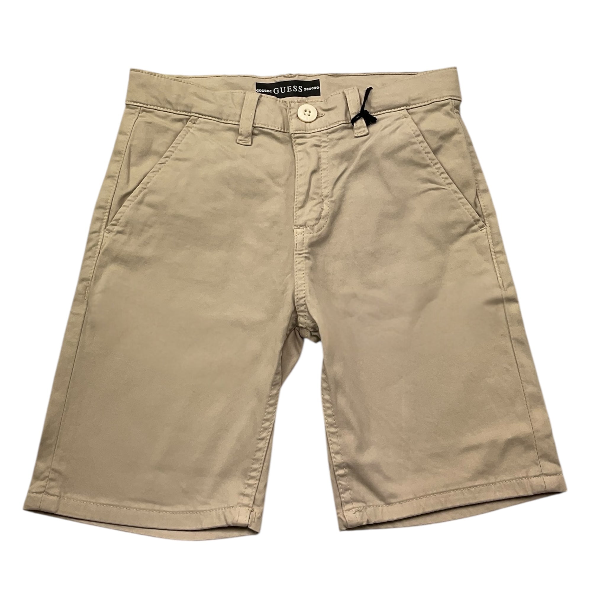 Guess Bermuda Tinta Unita con Girovita Regolabile per Bambino L4RD06WFPMA BEIGE GUESS 