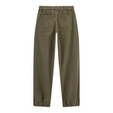 Guess Pantalone Tinta Unita con Elastico In Vita per Bambino L5RB09WF7B1 VERDE GUESS 