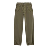 Guess Pantalone Tinta Unita con Elastico In Vita per Bambino L5RB09WF7B1 VERDE GUESS 