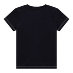 Guess T-Shirt Girocollo Tinta Unita con Stampa per Neonato N4RI11K8HM4 BLU GUESS 