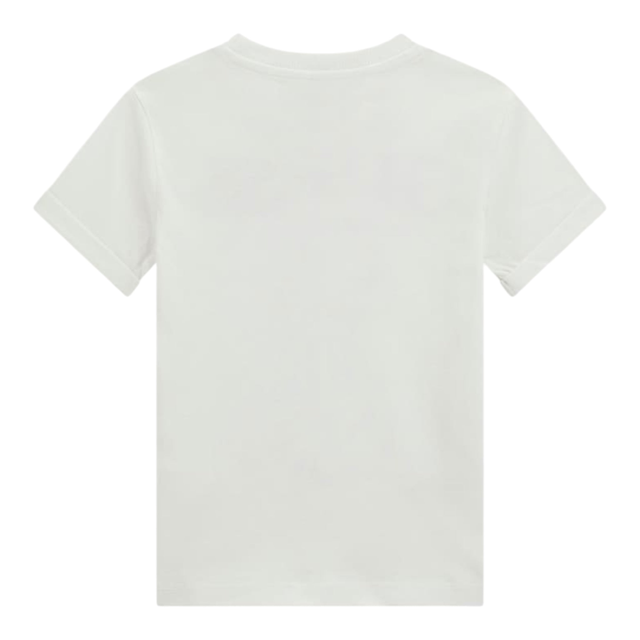 Guess T-Shirt Girocollo Tinta Unita con Stampa per Bambino N5GI04K8HM4X BIANCO GUESS 