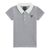 Guess Polo Mezza Manica Fantasia A Righe per Neonato N5GP00K9NK4 BIANCO/BLU GUESS 