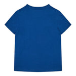 Guess T-Shirt Girocollo Tinta Unita con Stampa per Neonato N5RI00K8HM4X BLU GUESS 