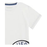 Guess T-Shirt Girocollo Tinta Unita con Stampa per Neonato N5RI15K8HM4N BIANCO GUESS 