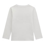 Guess Shirt Girocollo Tinta Unita con Logo per Bambino N5RI17K8HM4JX BIANCO GUESS 