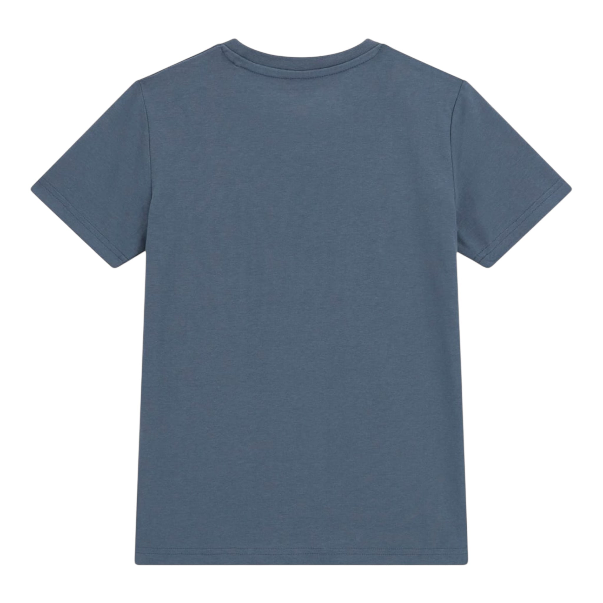 Guess T-Shirt Girocollo Tinta Unita con Stampa per Neonato N5RI19K8HM4N AZZURRO GUESS 