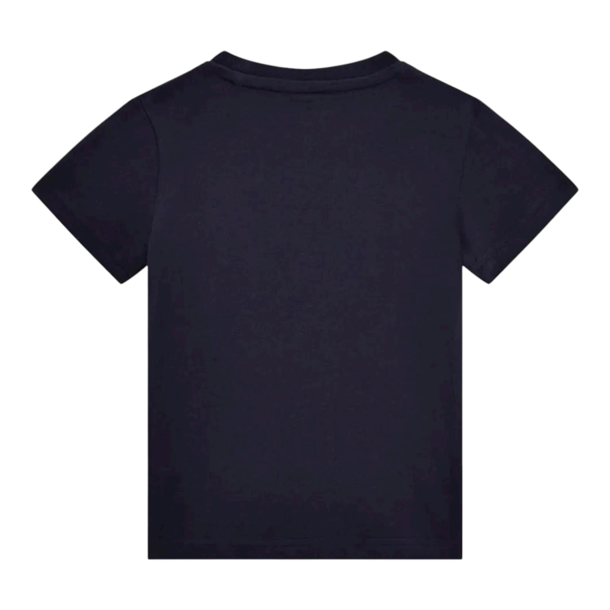 Guess T-Shirt Girocollo Tinta Unita con Stampe per Bambino N5RI23K8HM4X BLU GUESS 