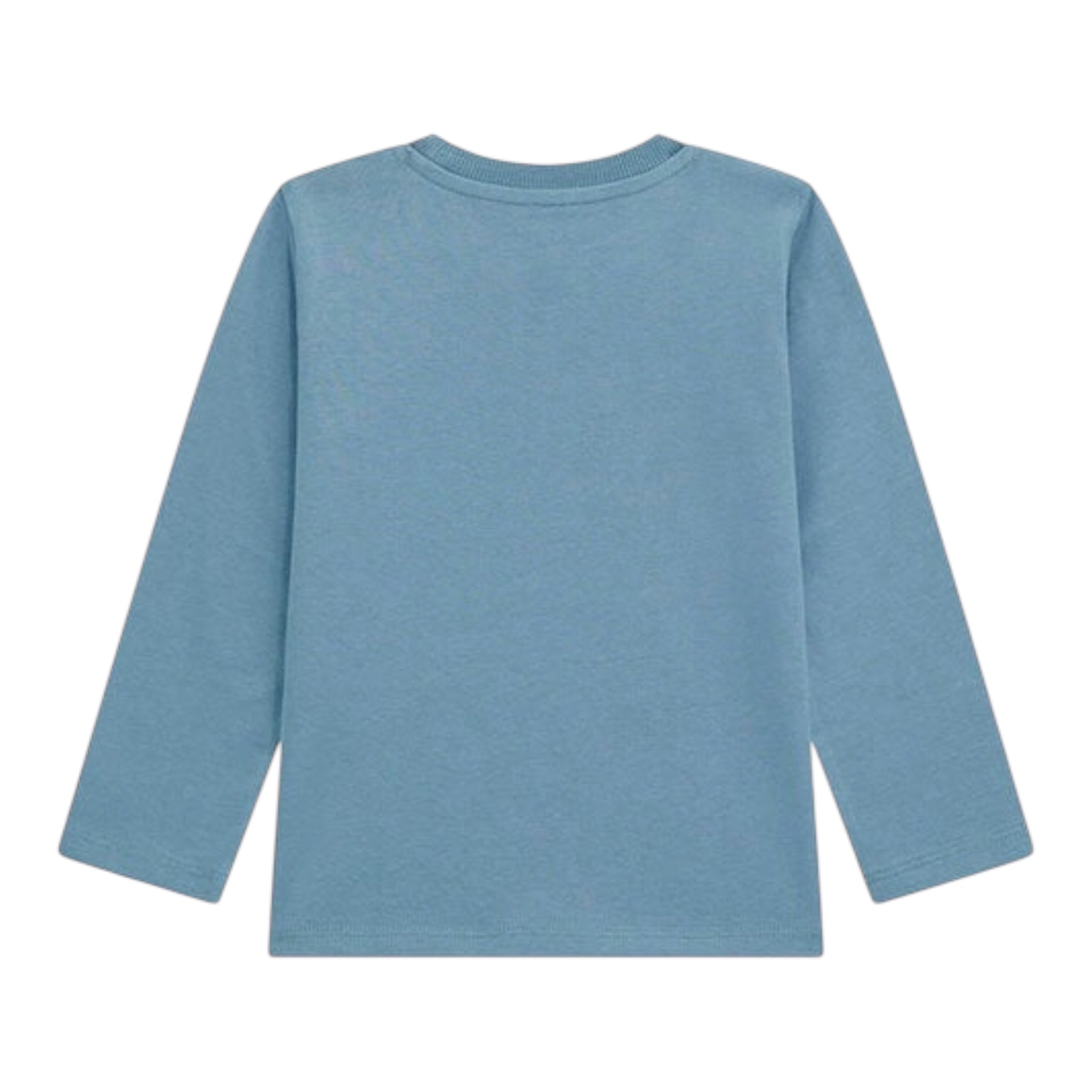Guess Shirt Girocollo Tinta Unita con Stampa per Neonato N5RI26K8HM4N PETROLIO GUESS 