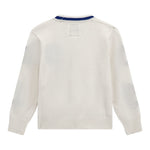 Guess Carsigan Tinta Unita con Stampa per Bambino N5RR02Z3MC0 BIANCO GUESS 
