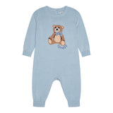Guess Tutina Tinta Unita con Stampa per Neonata S5RG15Z3KZ1 AZZURRO GUESS 