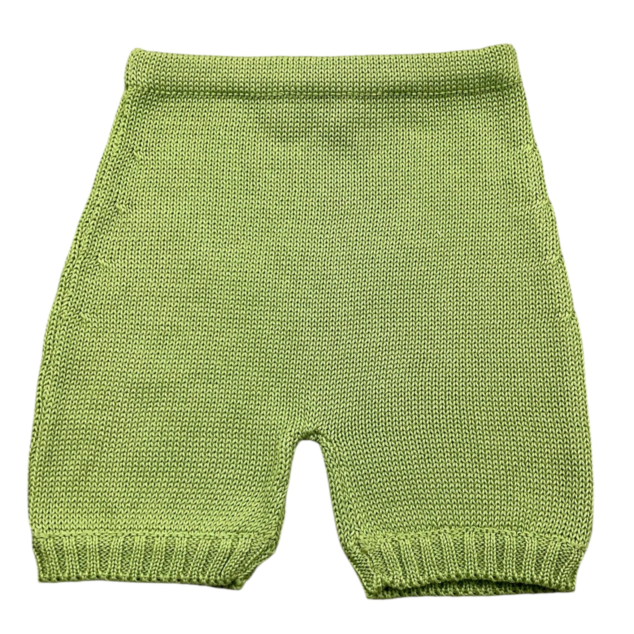 Gughelino Bermuda In Filo Tinta Unita per Neonato 5021 VERDE GUGHELINO 