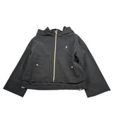 Herno Giubbino Tinta Unita con Zip per Bambina GI000082G NERO HERNO 