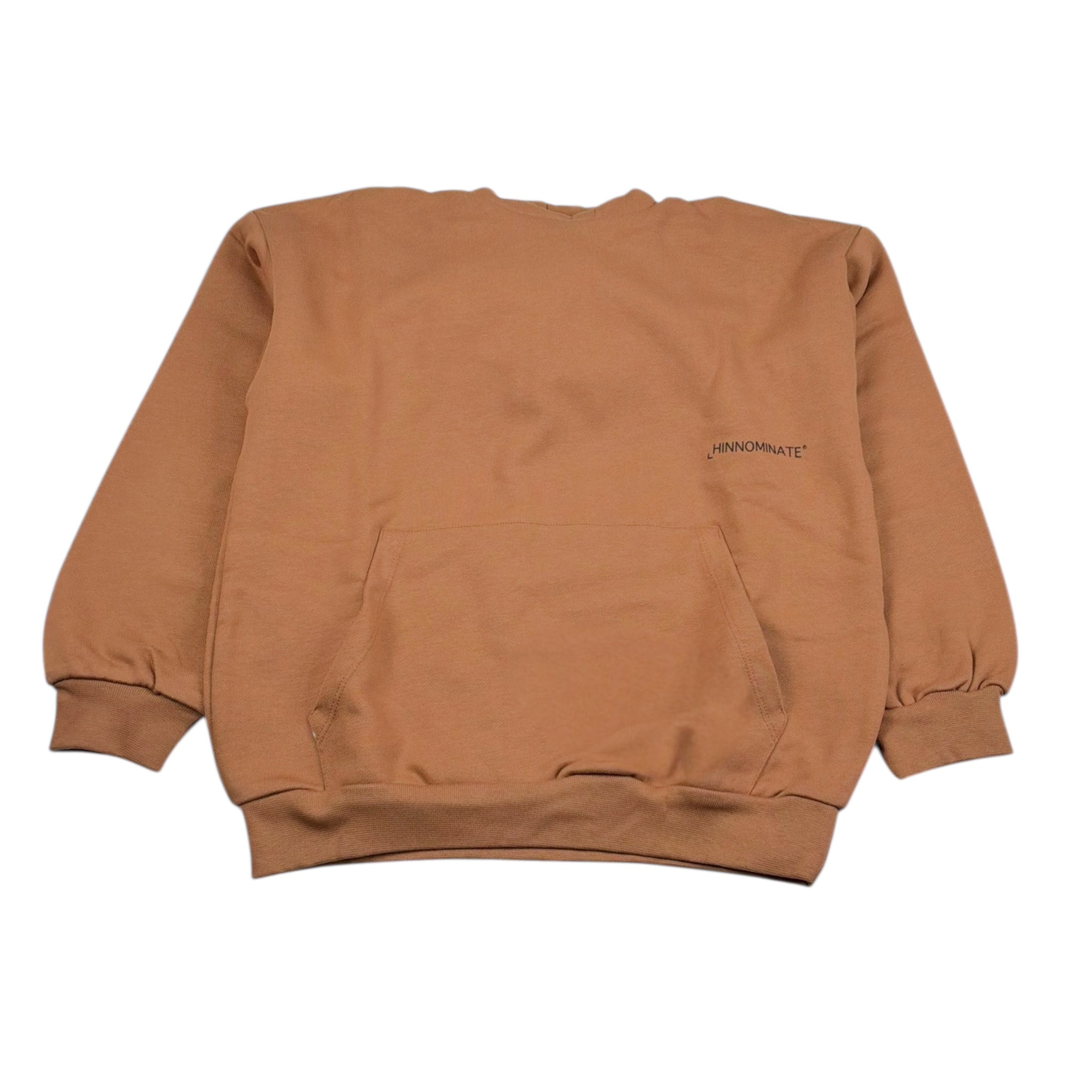 Hinnominate Felpa Tinta Unita con Cappuccio per Bambino 3641FZ00029 CAMMELLO HINNOMINATE 