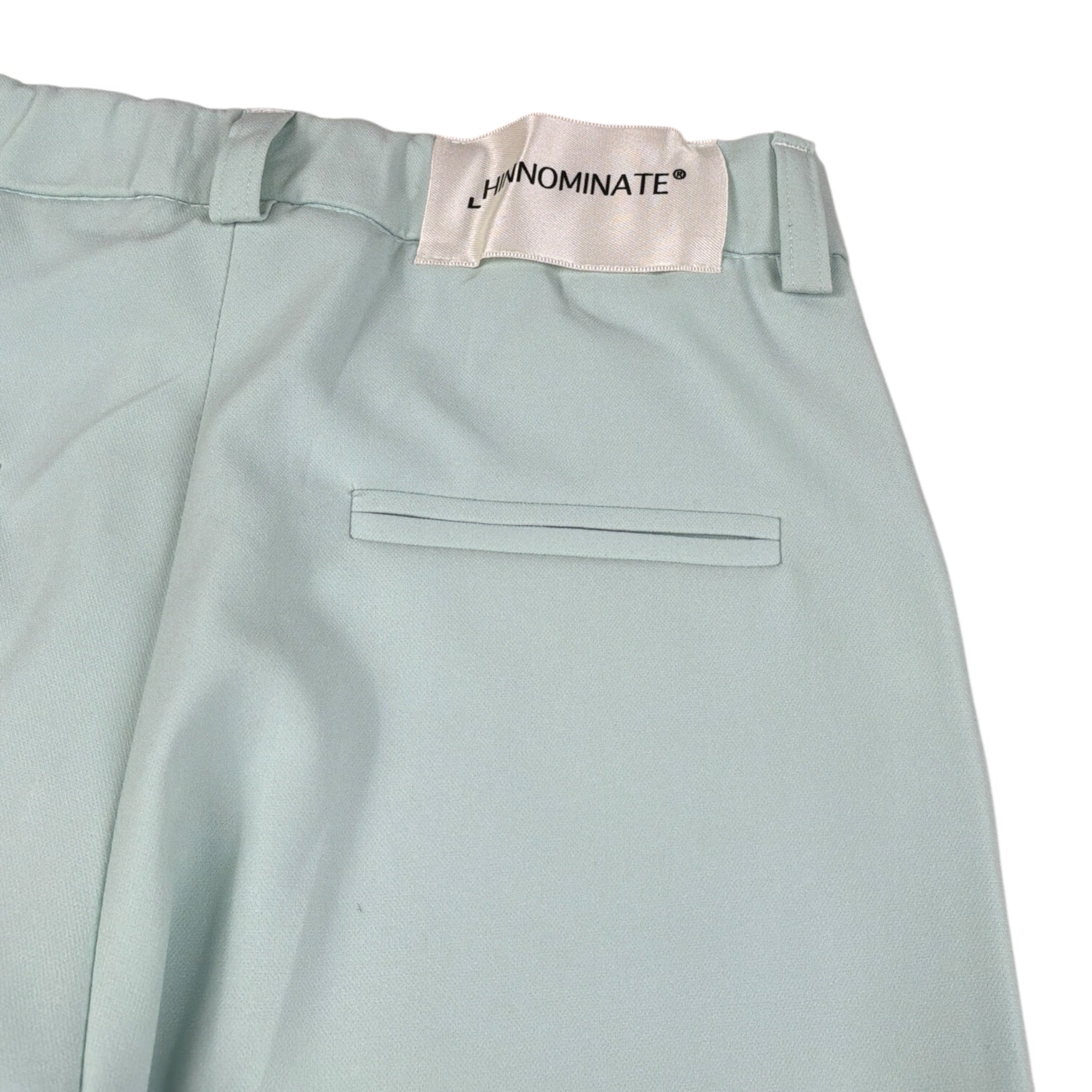 Hinnominate Pantalone tinta unita con Girovita Regolabile Verde Acqua per Bambina 3641P0005 VERDE ACQUA HINNOMINATE 