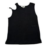 Hinnominate Canotta Tinta Unita con Logo per Bambina 3646M00078 NERO HINNOMINATE 